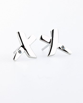 Lily & Lotty Eva Earrings - Sterling Silver with Genuine Diamond
